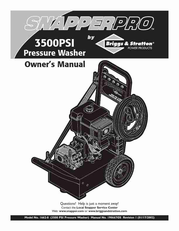 Snapper Pressure Washer 1662-0-page_pdf